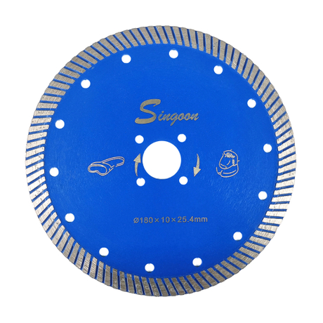 180mm Diamond Turbo Saw Blade untuk Batu